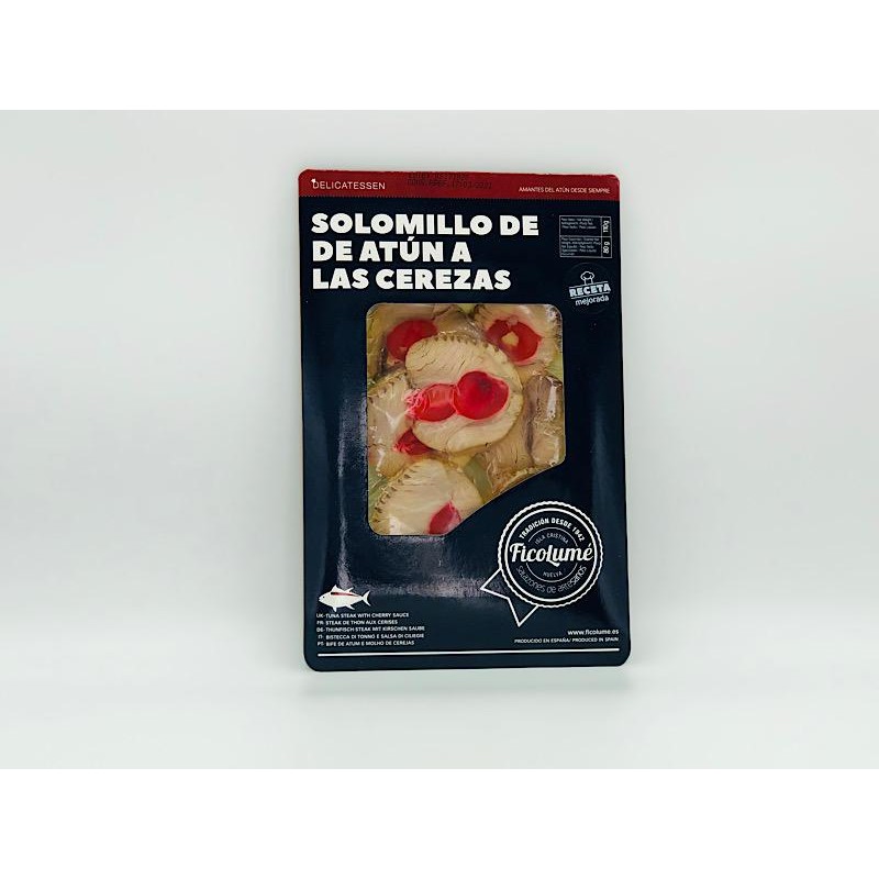 ATUN SOLOMILLO  CEREZA FICOLUME 110 GR