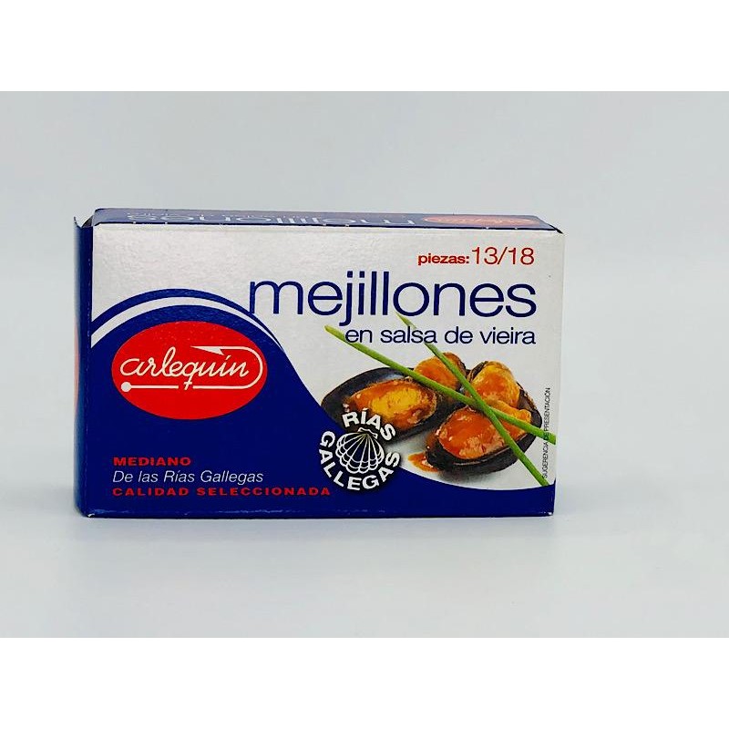 MEJILLONES SALSA VIEIRA ARLEQUIN 112 GR