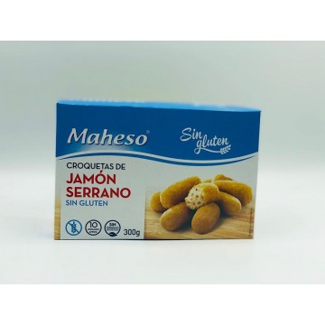 CROQUETA JAMON SIN GLUTEN MAHESO 300 GR