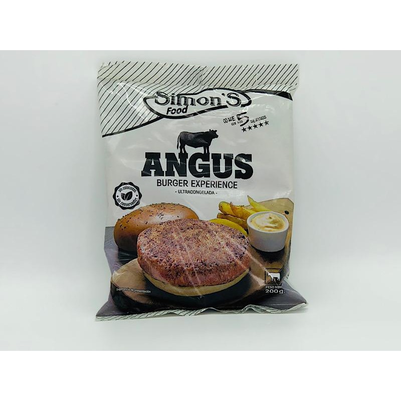 TERNERA  HAMBURGUESA ANGUS 200 GR