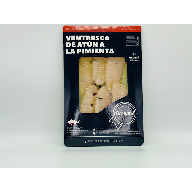 ATUN VENTRESCA PIMIENTA FICOLUME 110 GR