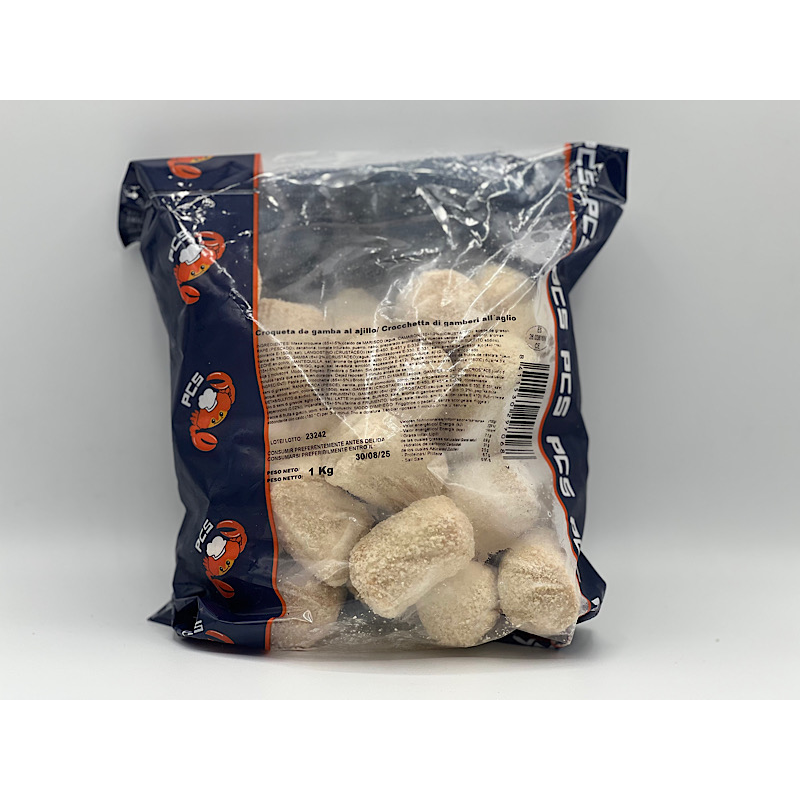 CROQUETA GAMBA AL AJILLO PCS 1 KG