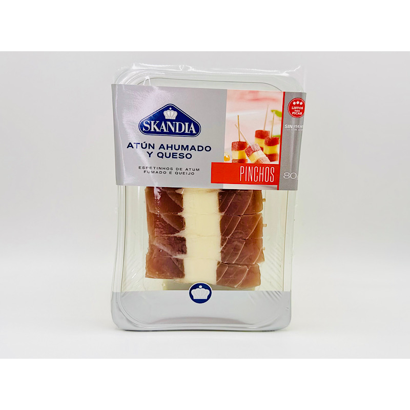 ATUN AHUMADO/QUESO PINCHO SKANDIA 80 GR